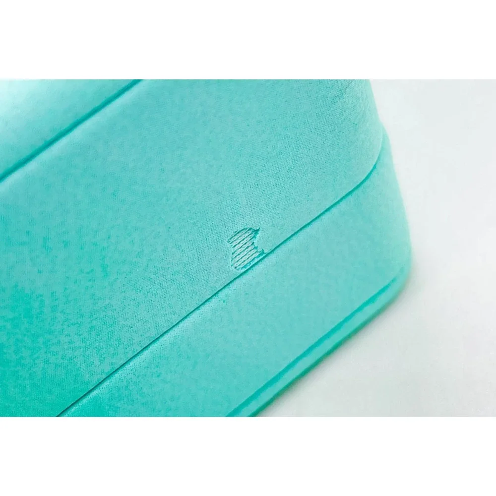 Tiffany & Co. Blue Leather Necklace & Earrings Holder Case Display Box